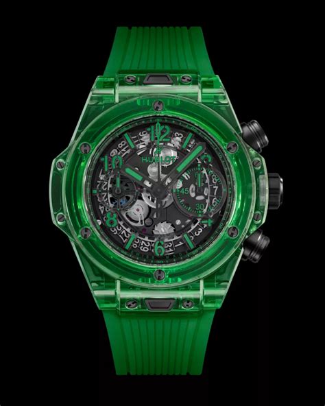 hublot watches green|hublot unico green saxem review.